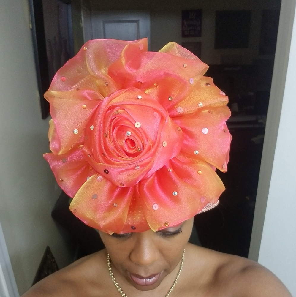 Rhinestone Short Brim Hat